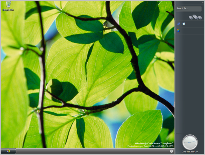 Windows Longhorn 4074
